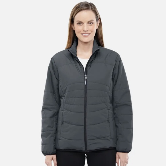 North End Insulated Packable Gray Women’s Jacket - Picture 1 of 14